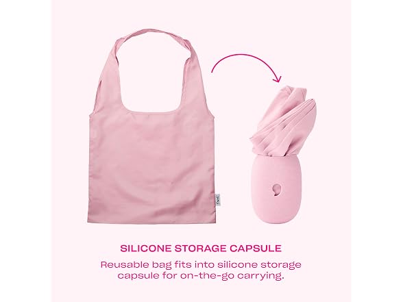 S'well Droplet Tote, Pink Topaz Glitter