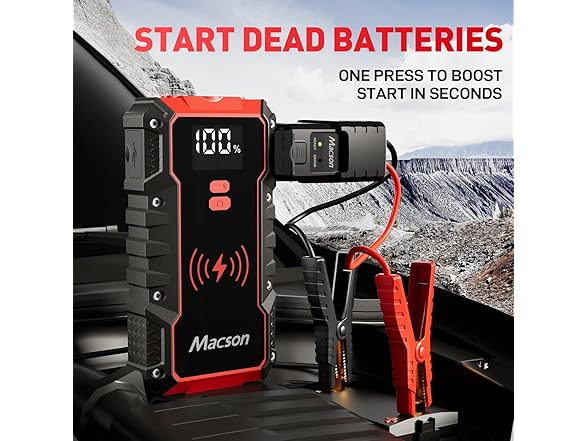 Macson Macson Car Jump Starter, 3000A Jump St