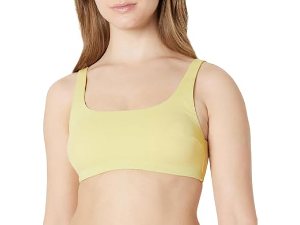 Amazon Essentials Women Squareneck Swim Bikini Top
