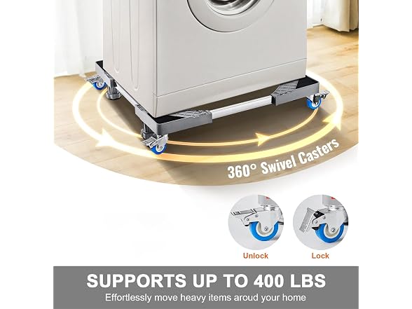 Mini Fridge Stand, 400 lbs Load, 4 Strong Feet