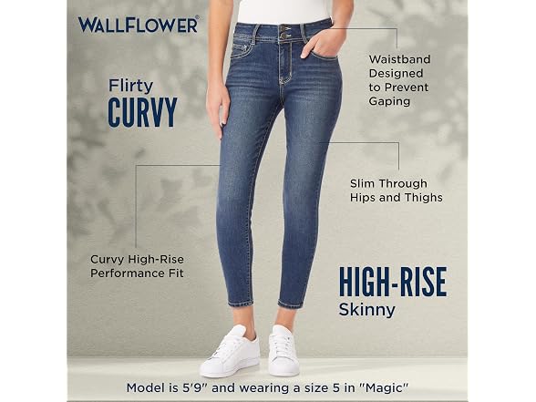 WallFlower Women (15) Flirty Skinny High Jeans