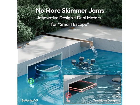 BUBLUE F10 Robotic Surface Skimmer | 538 sq.ft.