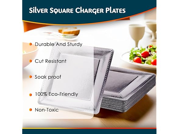 Silver Spoons Elegant Square Silver
