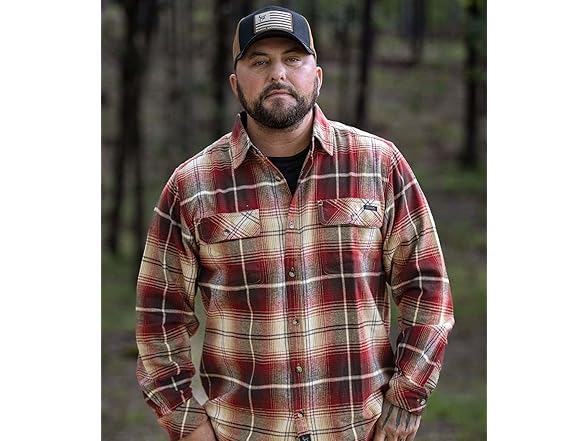 Legendary Whitetails Mens Plaid Flannel Shirt