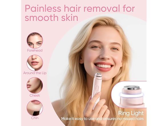 Vankoo 2 in 1 Facial Hair Remover
