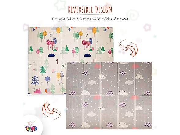 Extra Large Foldable Baby Play Mat