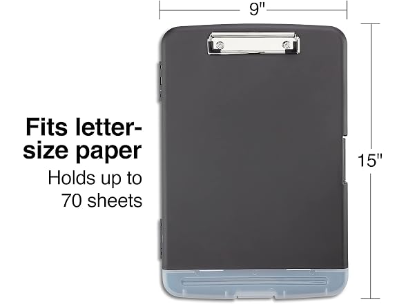 Staples Plastic Storage Clipboard,