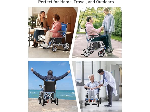 Electric Wheelchair Foldable 31Lbs 22 Miles