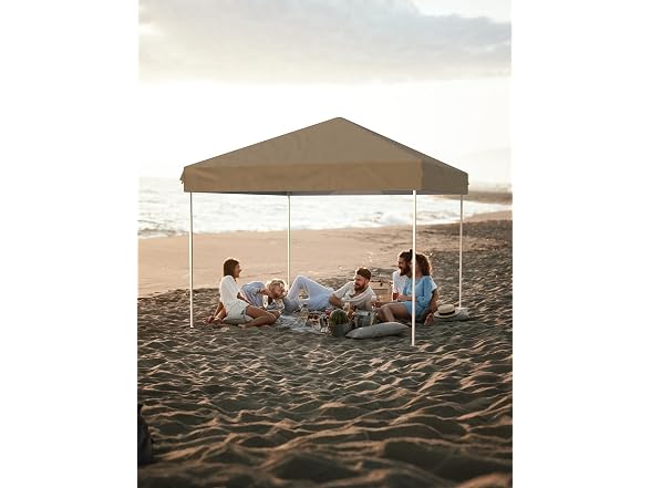 10x10 Pop Up Canopy Tent Khaki
