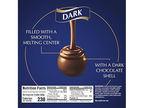 Lindt Lindor Dark Choc Truffles 5.1oz 6p