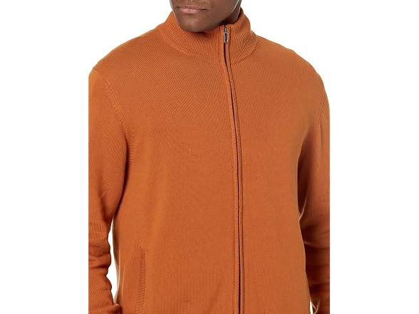 Amazon Essentials Men Cotton Full-zip Sweater