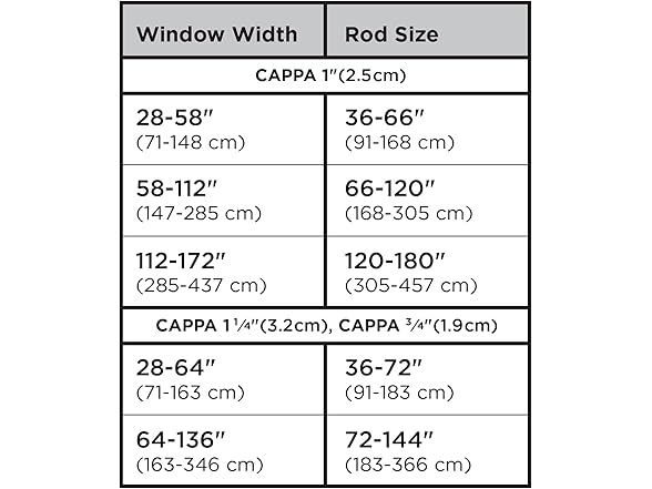Umbra Cappa Curtain Rod, 72" to 144"