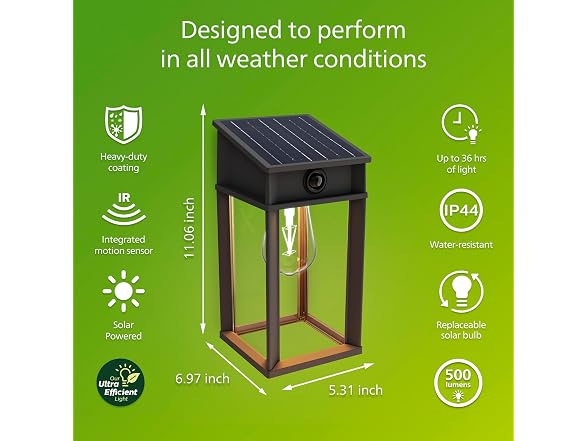 Philips Solar LED Wall Light Motion
