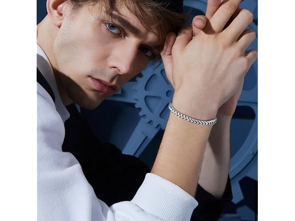 Men's Stainless Steel Franco Bracelet