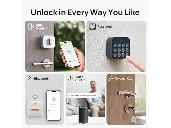 Anona Wi-Fi Smart Lock with Keypad