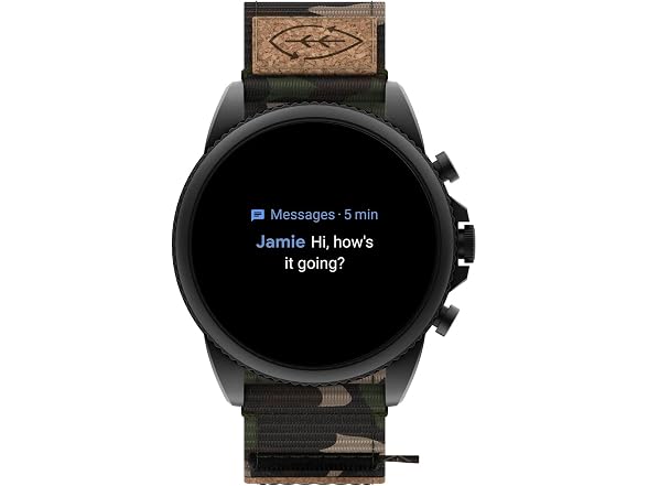 Fossil Men Gen 44mm Stainless Steel Cork Watch