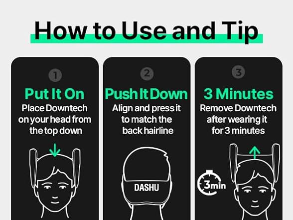 DASHU Perfect Downtech Original 3-Minute Hair Press Down