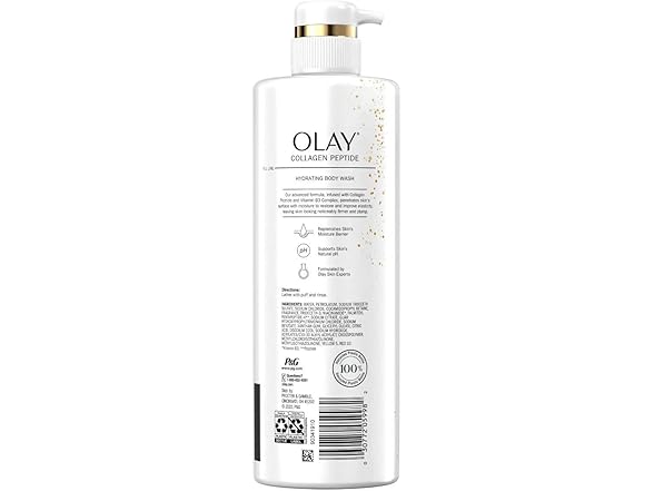 Olay Cleansing Body Wash w/ B3 & Collagen, 20oz