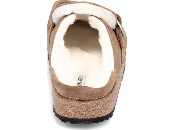 Birkenstock Women's Buckley Shearling, Tea/Natural