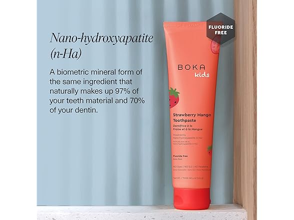 Boka Nano Toothpaste Strawberry 4oz