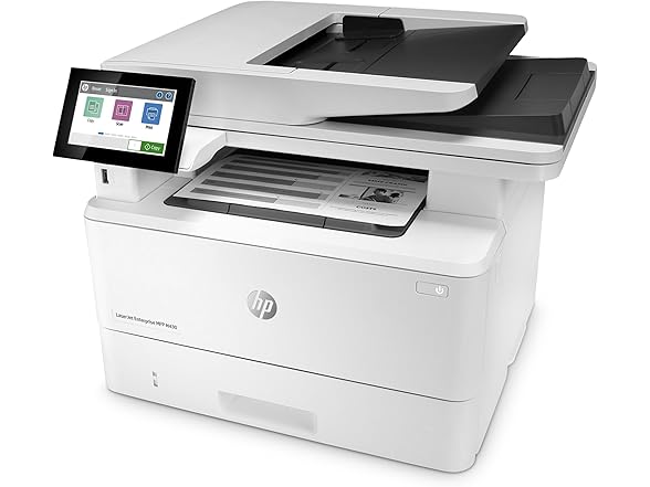 HP LaserJet Enterprise MFP M430f Monochrome All-in-One Printer with Built-in Ethernet & 2-Sided Printing (3PZ55A),White, Large (Open Box)