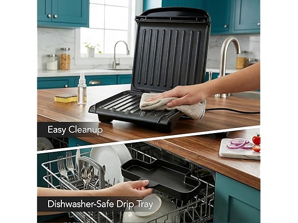 OVENTE 2-Serving Electric Indoor Grill & Panini Press 