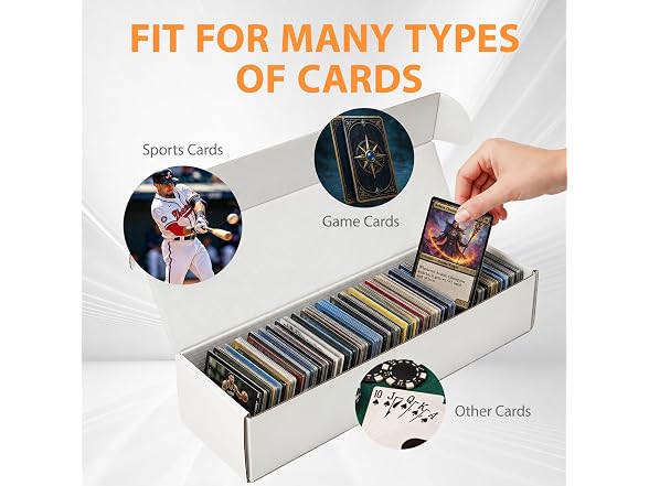 Trading Card Storage Box,6-Pack 1100