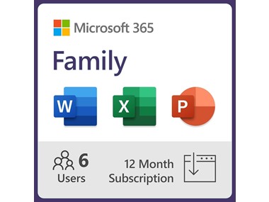 $89.99 Microsoft 365 Family 1 Year Subscription dealfomo