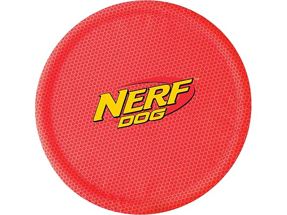 Nerf Dog Nylon Flyer Dog Toy, Flying Disc, Li