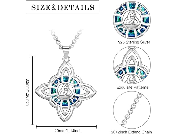 LES OSEWA Silver Witch Knot