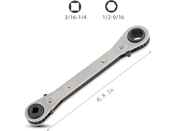 Two Head Box Wrench 4in1 6