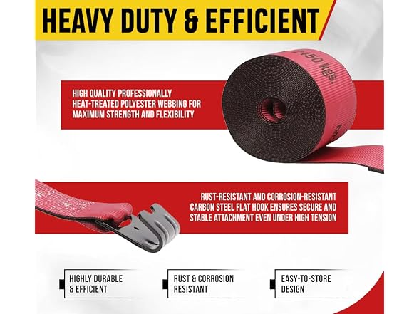 Mytee Products Kinedyne Winch Straps
