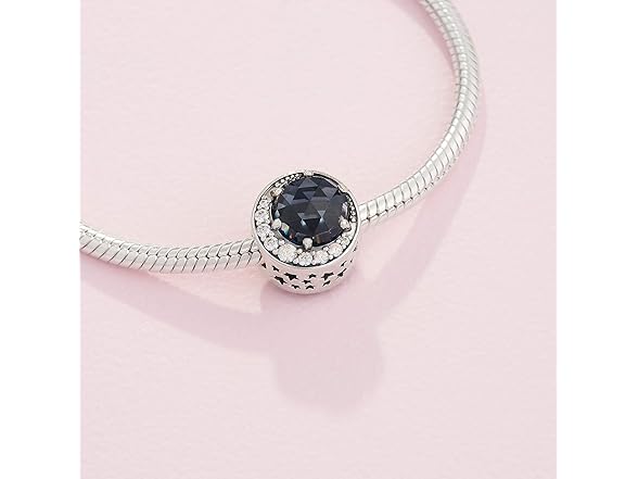 PANDORA Jewelry Moon and Night Sky Cubic Zirconia Charm in Sterling Silver (Open Box)