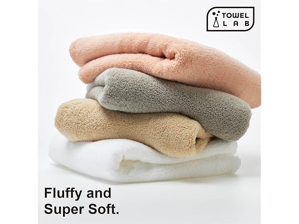 Towel Laboratory Beige,Pack of 4