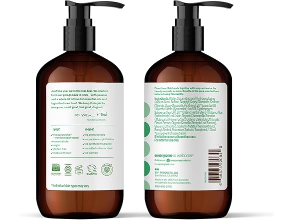 everyone for every bodyEveryone Spearmint Lemongrass,