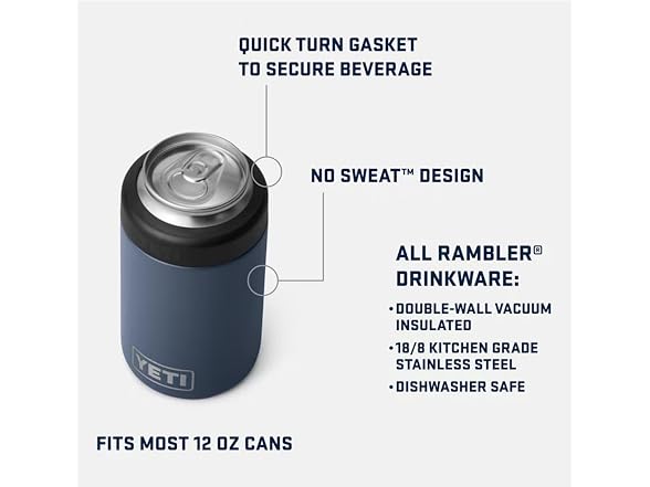 YETI Rambler 12oz Colster Can Insulator, Sandstone Pink