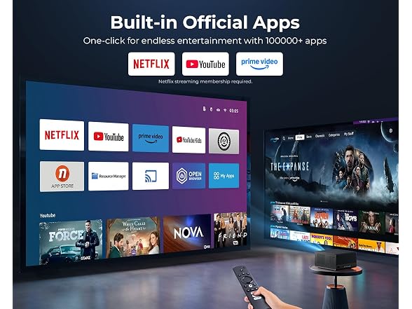 ELEPHAS Smart 4K Supported Projector