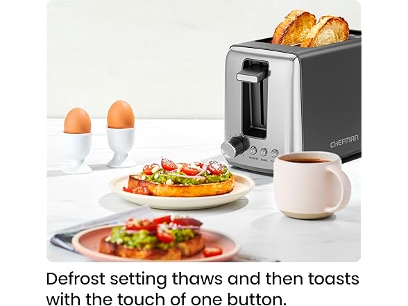 Chefman 2 Slice Toaster, 7 Shade Settings