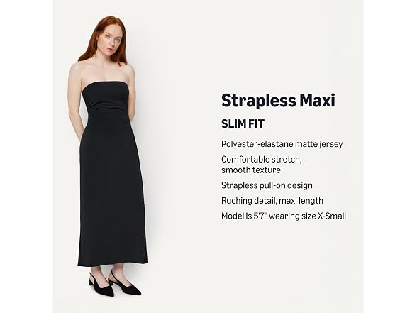 Amazon Essentials Women (XS) Slim-fit Matte Dress