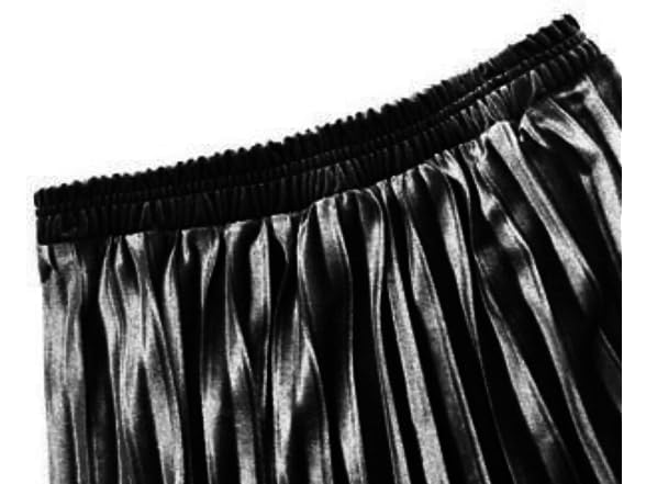 Alla Sim Women (XL) A-line Metallic Shiny Skirt