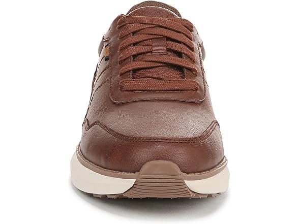 Dr. Scholl's Mens Jake Retro Sneaker Chile Brown Smooth 9.5 M