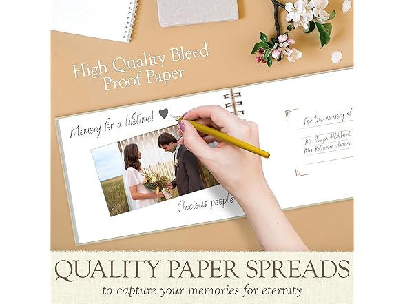 Minicho Guest Book - Simple and Elegant