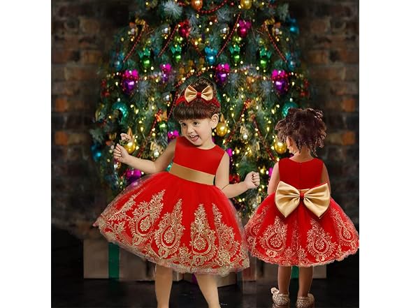 Tuiji Girls (2-3T) Christening Lace Birthday Dress