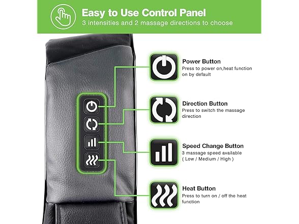 cotsoco Shiatsu Neck Massager - Dark Grey