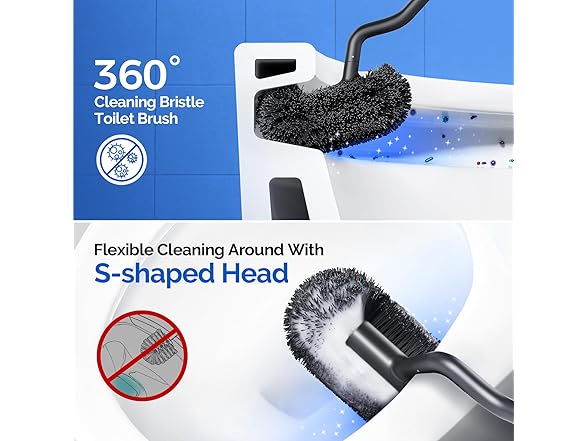 Toilet Brush and Holder Set