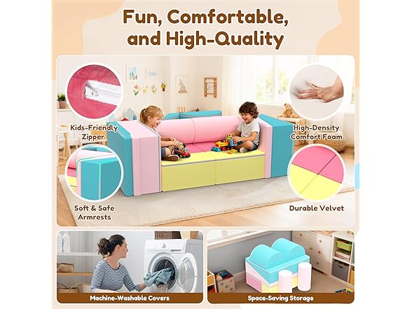 BIERUM BIERUM Kids Couch, 12PCS