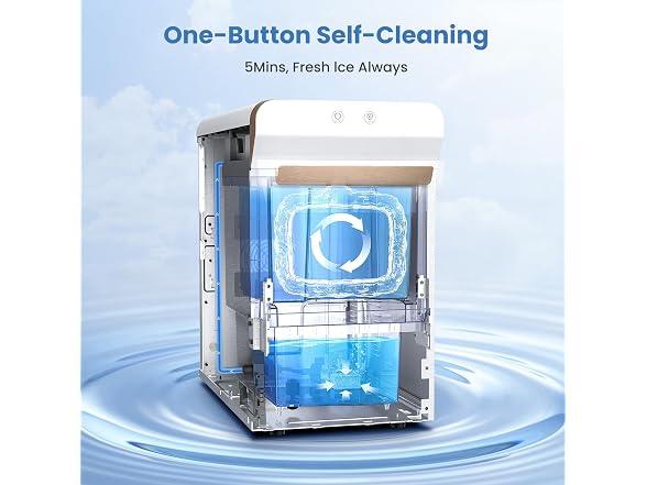 Gevi V2.0 Nugget Ice Maker, 38 lbs/24H