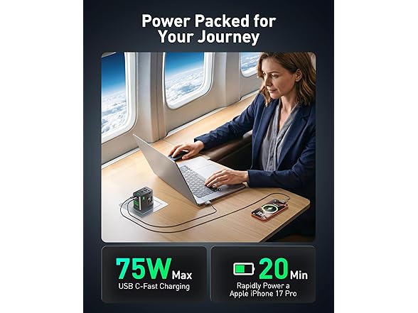 Wollzz 75W Universal Travel Adapter