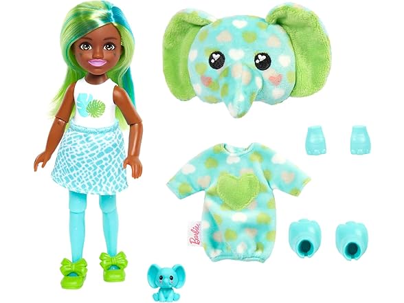 Barbie Cutie Reveal Chelsea Doll, Jungle