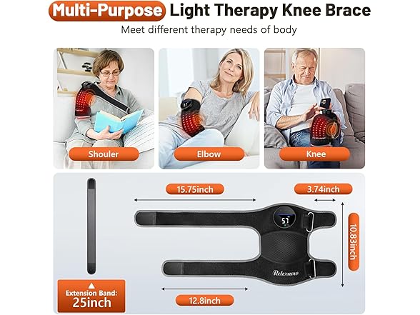 Red Light Therapy Knee Brace